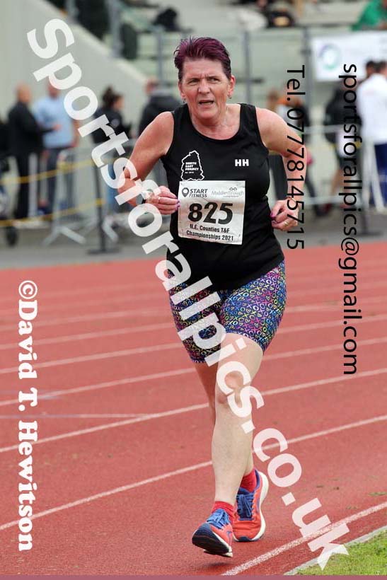 Womens 5000 metres, 2021 North Eastern Track and Field Champs., Middesbrough. Photo: David T. Hewitson/Sports for All Pics